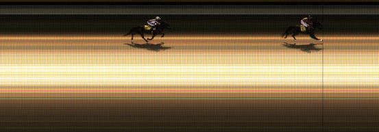 Målfoto for løp 8 på bane KL den 09.10.2014