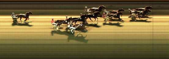 Målfoto for løp 2 på bane KL den 16.10.2014