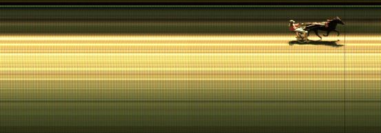 Målfoto for løp 3 på bane KL den 16.10.2014