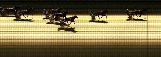 Målfoto for løp 6 på bane KL den 23.10.2014