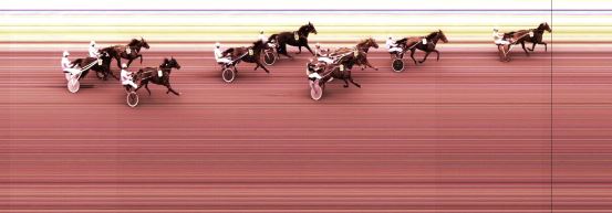 Målfoto for løp 1 på bane KL den 11.11.2014