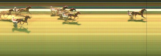 Målfoto for løp 1 på bane KL den 11.12.2014