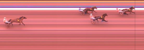 Målfoto for løp 1 på bane KL den 17.01.2015