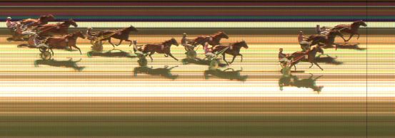 Målfoto for løp 8 på bane KL den 17.01.2015