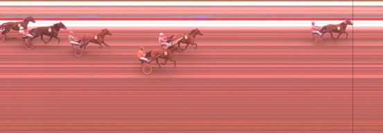 Målfoto for løp 4 på bane KL den 10.02.2015