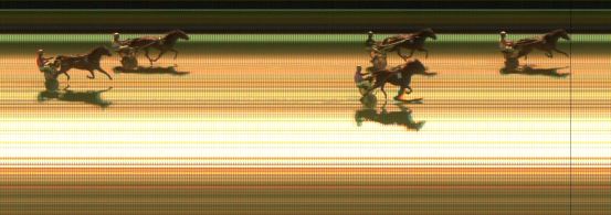 Målfoto for løp 2 på bane KL den 19.02.2015