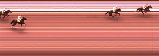 Målfoto for løp 3 på bane KL den 03.04.2015