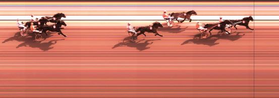 Målfoto for løp 8 på bane KL den 03.04.2015