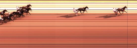 Målfoto for løp 2 på bane KL den 30.04.2015