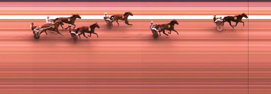 Målfoto for løp 1 på bane KL den 18.06.2015