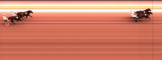 Målfoto for løp 5 på bane KL den 29.06.2015