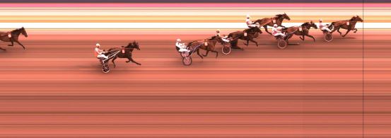 Målfoto for løp 3 på bane KL den 06.07.2015