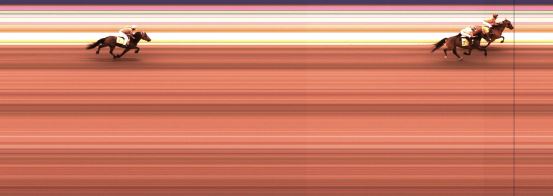 Målfoto for løp 1 på bane KL den 10.08.2015