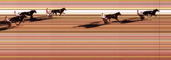 Målfoto for løp 2 på bane KL den 20.08.2015