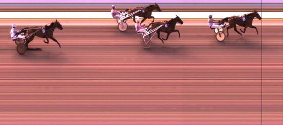 Målfoto for løp 2 på bane KL den 26.09.2015