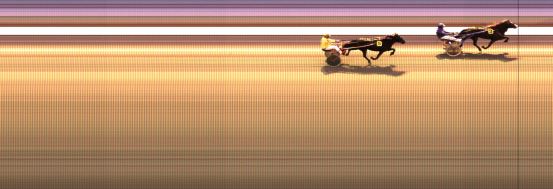 Målfoto for løp 1 på bane KL den 08.10.2015