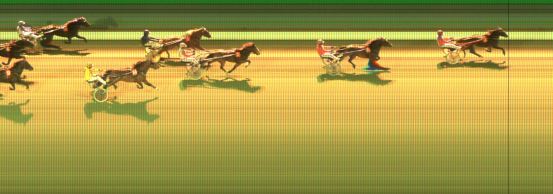 Målfoto for løp 3 på bane KL den 08.10.2015