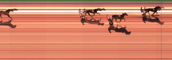 Målfoto for løp 5 på bane KL den 20.10.2015