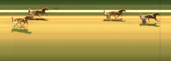 Målfoto for løp 1 på bane KL den 29.10.2015