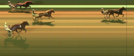 Målfoto for løp 2 på bane KL den 05.11.2015