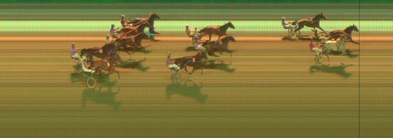 Målfoto for løp 8 på bane KL den 09.01.2016