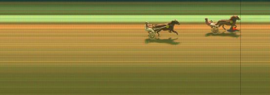 Målfoto for løp 1 på bane KL den 04.02.2016