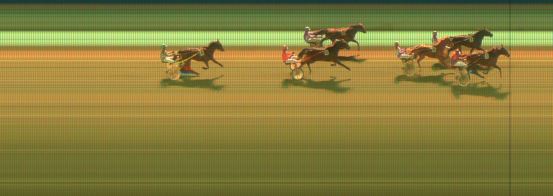 Målfoto for løp 5 på bane KL den 04.02.2016