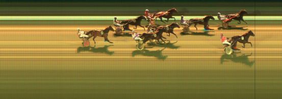 Målfoto for løp 5 på bane KL den 11.02.2016