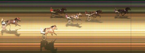 Målfoto for løp 2 på bane KL den 03.03.2016