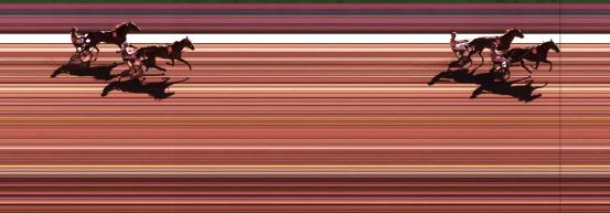 Målfoto for løp 3 på bane KL den 25.03.2016