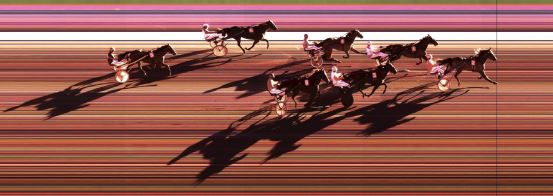 Målfoto for løp 8 på bane KL den 25.03.2016