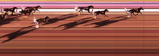 Målfoto for løp 9 på bane KL den 25.03.2016