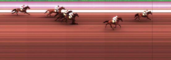 Målfoto for løp 2 på bane KL den 26.03.2016