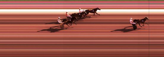 Målfoto for løp 2 på bane KL den 05.05.2016