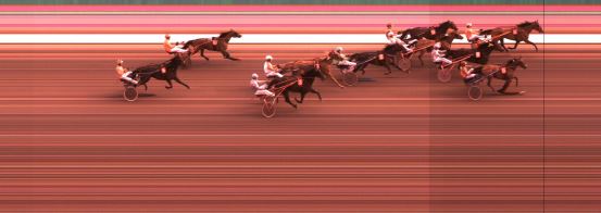 Målfoto for løp 3 på bane KL den 09.06.2016