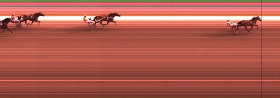 Målfoto for løp 2 på bane KL den 28.07.2016