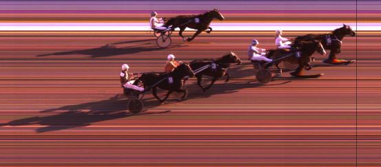 Målfoto for løp 2 på bane KL den 11.08.2016