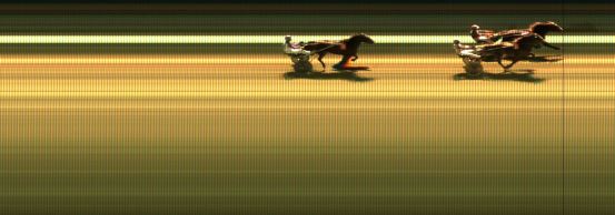 Målfoto for løp 3 på bane KL den 06.10.2016