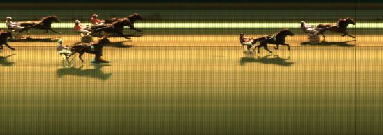 Målfoto for løp 6 på bane KL den 06.10.2016