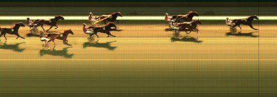 Målfoto for løp 4 på bane KL den 13.10.2016