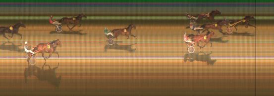 Målfoto for løp 1 på bane KL den 24.10.2016