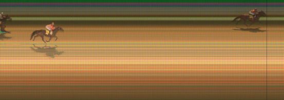 Målfoto for løp 3 på bane KL den 24.10.2016