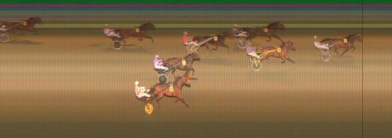 Målfoto for løp 1 på bane KL den 05.12.2016