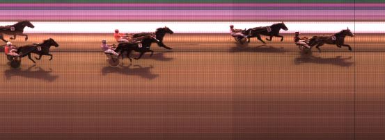 Målfoto for løp 5 på bane KL den 07.01.2017