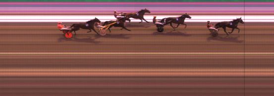 Målfoto for løp 2 på bane KL den 04.02.2017