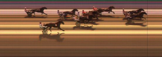 Målfoto for løp 8 på bane KL den 04.02.2017