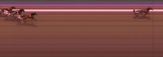 Målfoto for løp 3 på bane KL den 03.04.2017