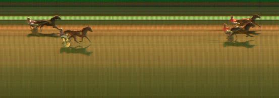 Målfoto for løp 7 på bane KL den 03.04.2017