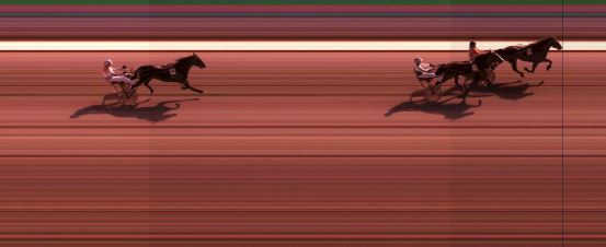 Målfoto for løp 6 på bane KL den 14.04.2017