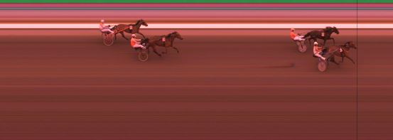 Målfoto for løp 8 på bane KL den 14.04.2017